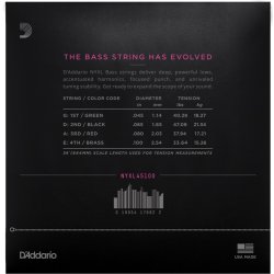 D'Addario NYXL45100, Light 045 - 100